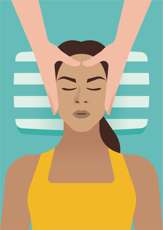 HOW TO GIVE YOURSELF A FACIAL MASSAGE