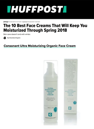 Huffington Post: The 10 Best Face Creams That Will Keep You Moisturized Through Spring 2018