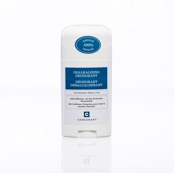 Dealkalizing Deodorant